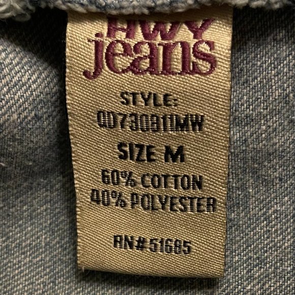 Jean Jacket, Cropped, Size M - Picture 4 of 6